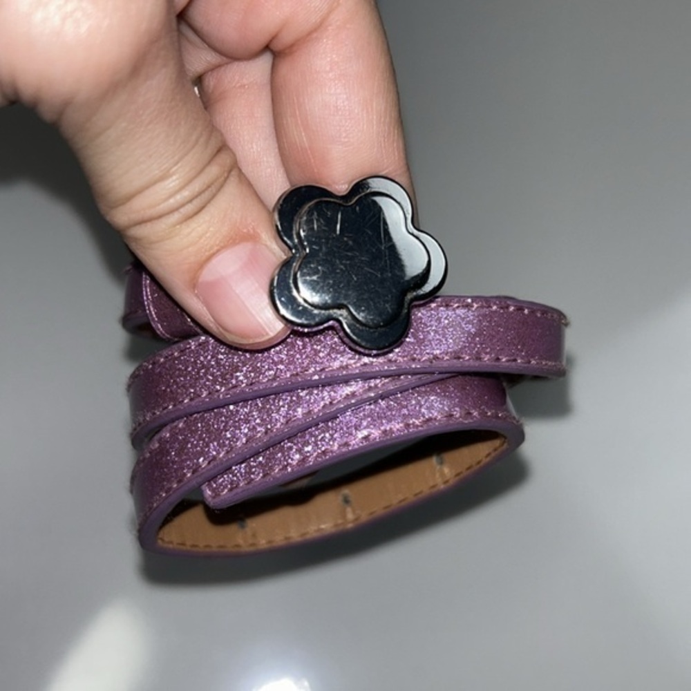Hanna Andersson Purple Glitter‎ Belt